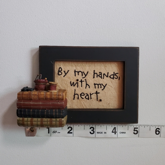 By my hands with my heart shelf decor Trinket Shelf - Picture 3 of 10